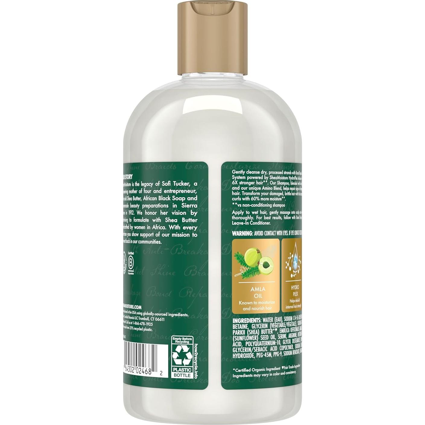 Champú Reparador de Vínculos SheaMoisture 385 ml - Hidratante