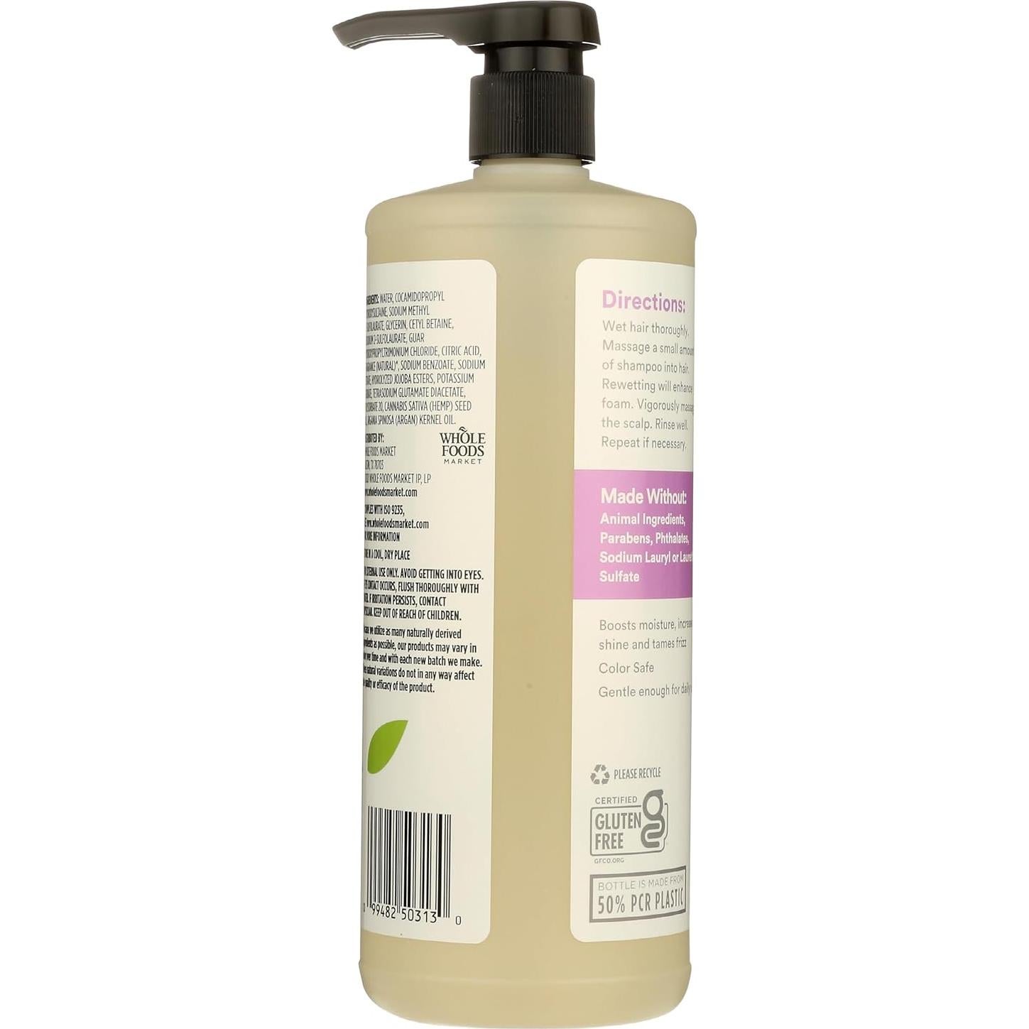 Champú Hidratante 365 Whole Foods 32 oz Lavanda Orgánico