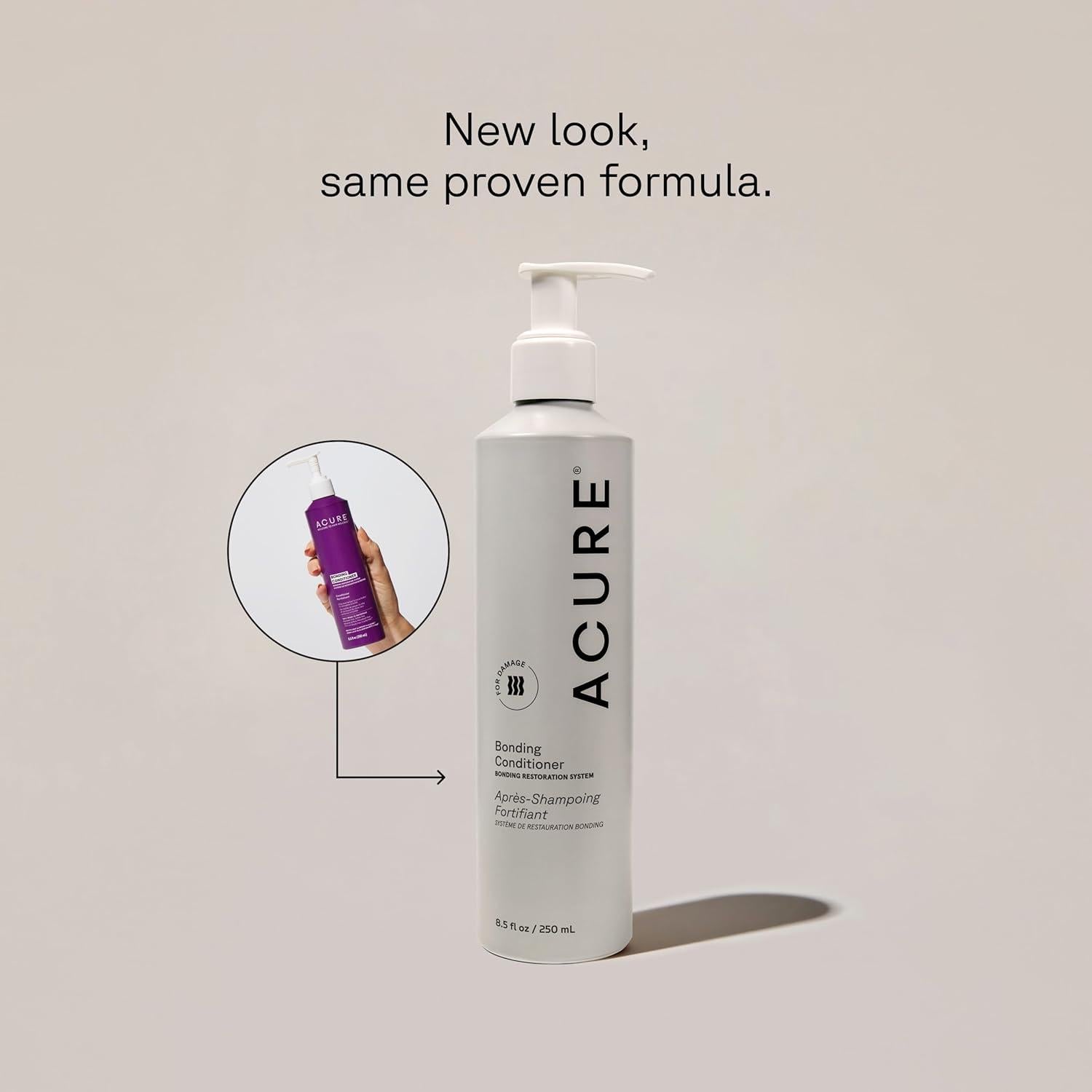 Acondicionador Acure Bonding 236 ml - Hidratación Profunda Vegano