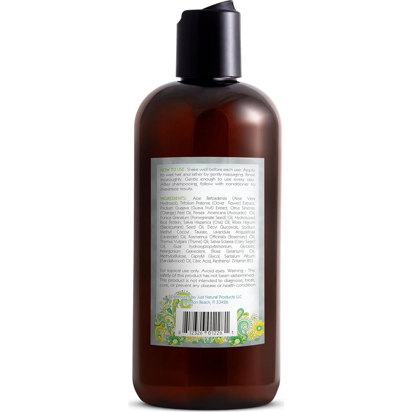 Champú Natural Just Nutritive para Cabello Gris 473 ml