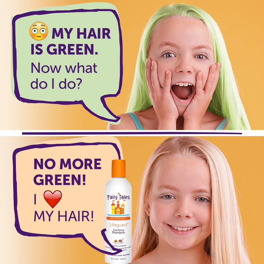 Fairy Tales Swim Shampoo for Kids - 12 oz | Made with Natural Ingredients in the USA | Chlorine Removal Swimmer Shampoo for Kids | No Parabens, Sulfates, or Synthetic dyes