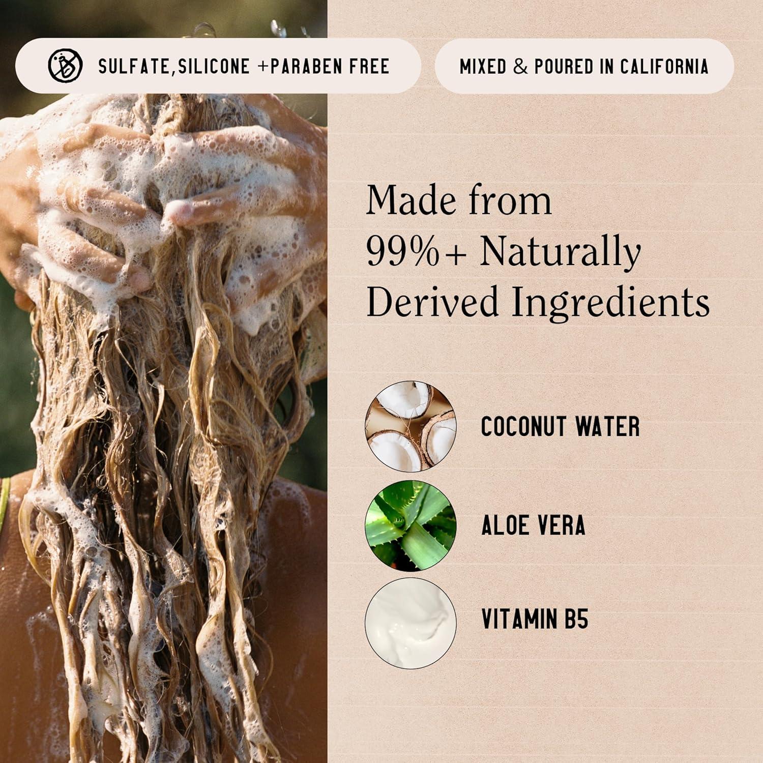 Champú de Coco California Naturals 591 ml, Vegano y Natural