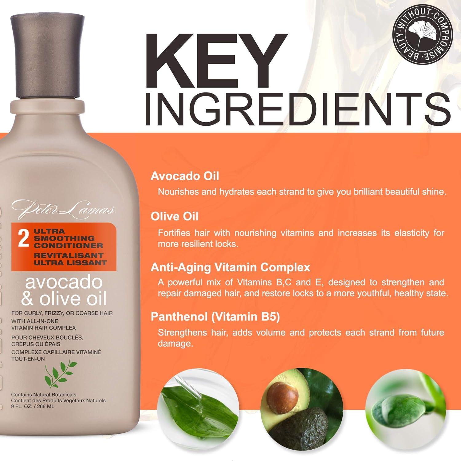 Acondicionador Ultra Suavizante Peter Lamas 254g - Aceite de Aguacate y Oliva