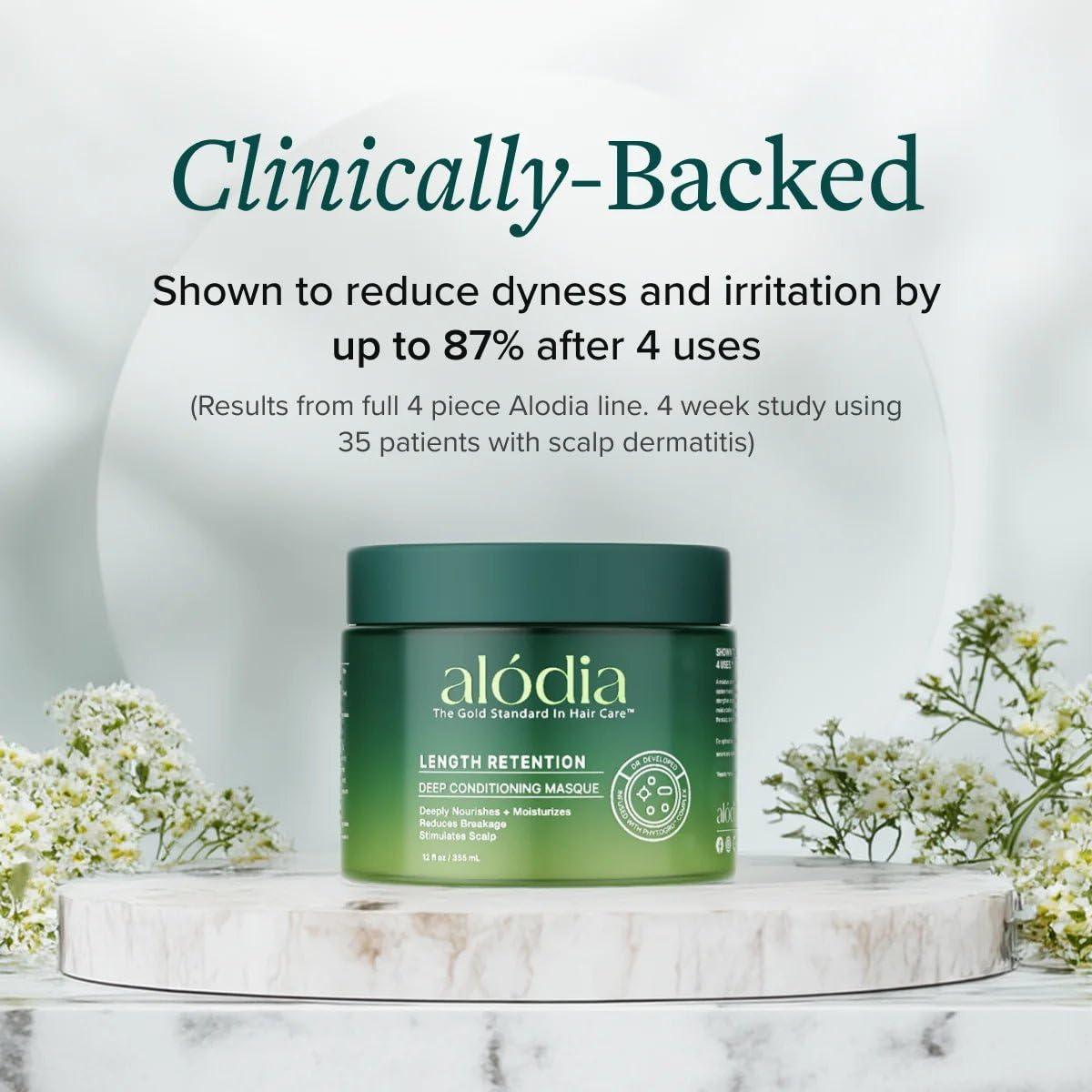 Mascarilla Acondicionadora Profunda ALODIA 340 g - Aceite de Aguacate y Menta