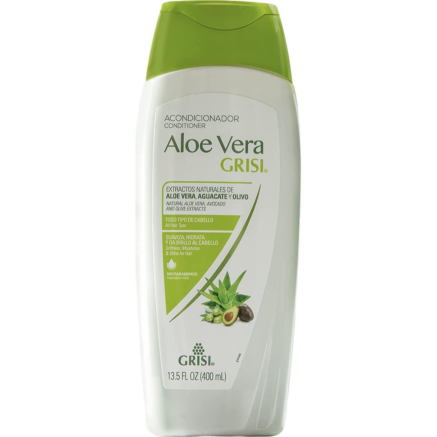 Acondicionador Grisi Aloe Vera 2 x 400 ml Hidratante Cabello