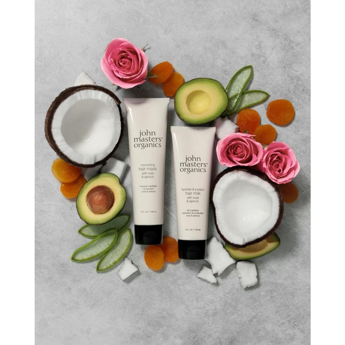 Mascarilla Capilar Nutritiva John Masters 141.75 g - Rosa y Albaricoque