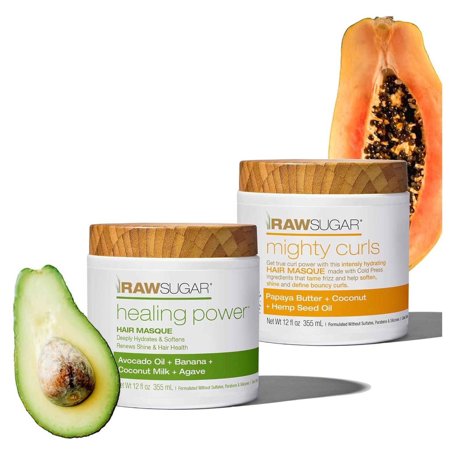 Mascarilla Capilar Raw Sugar Poder Sanador 2 x 354 ml