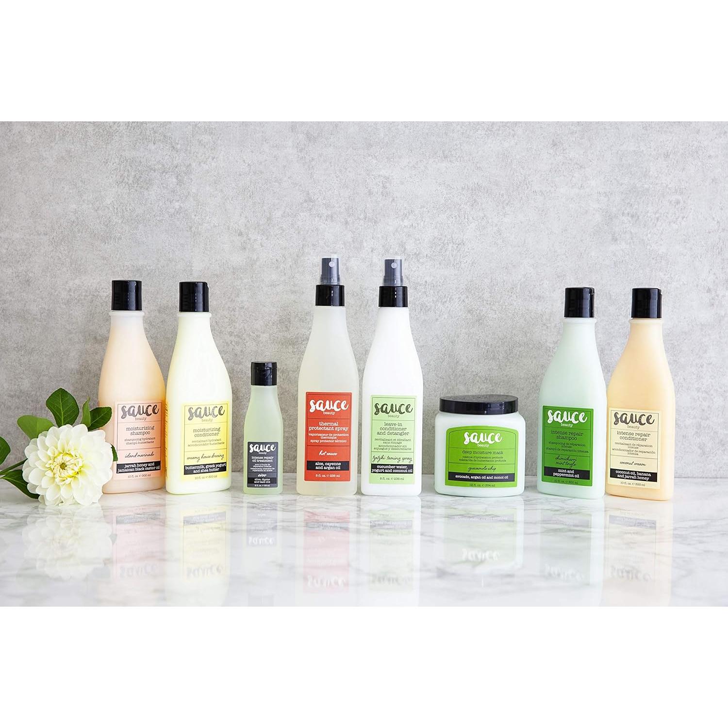 Máscara Capilar Guacamole Sauce Beauty + Aceite Romero Menta - Hidratación y Crecimiento