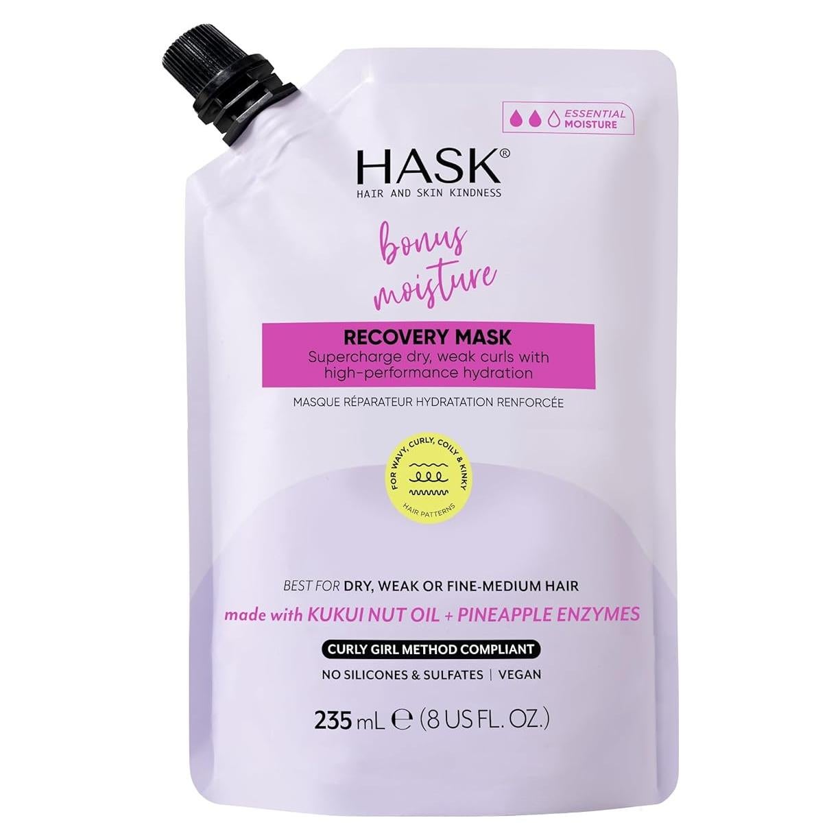 HASK Máscara Hidratante Aceite de Nuez Kukui 236.6 ml