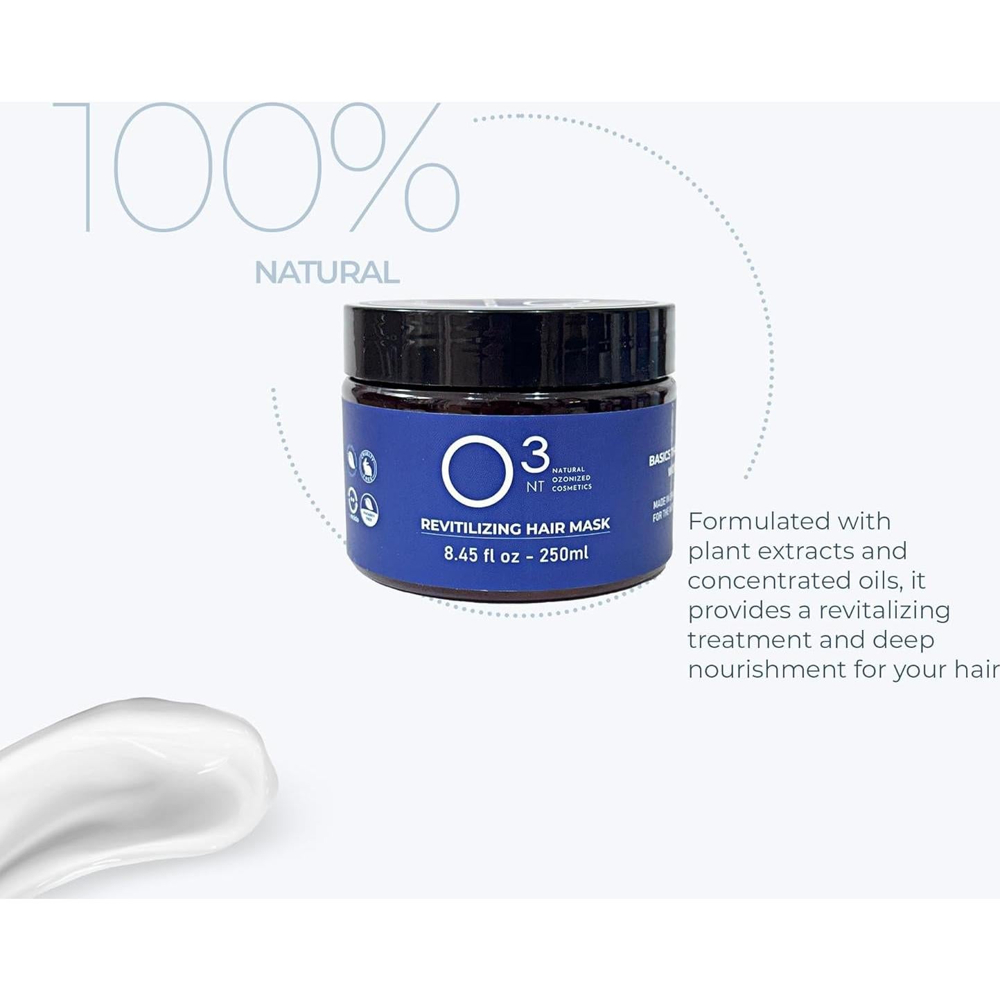 Mascarilla Revitalizante O3NT 207 ml - Nutrición y Fortalecimiento