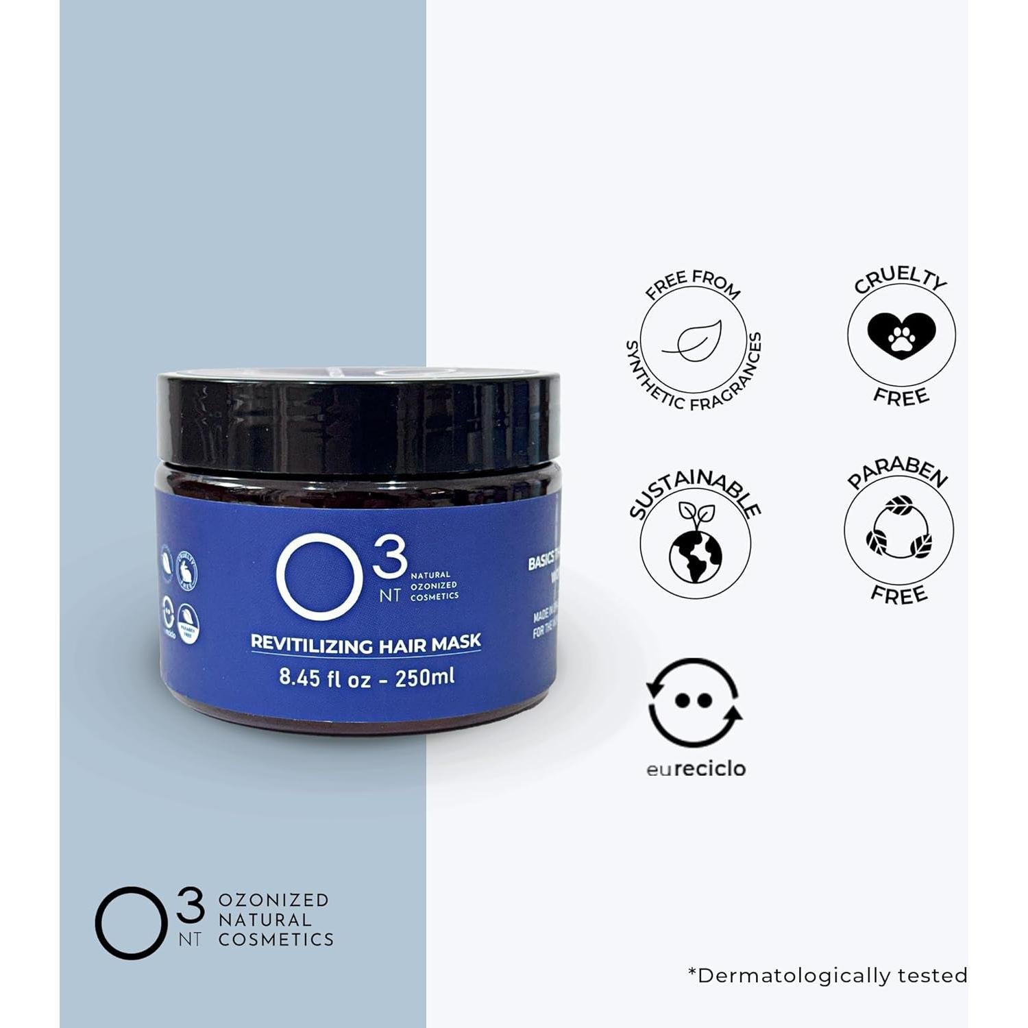 Mascarilla Revitalizante O3NT 207 ml - Nutrición y Fortalecimiento