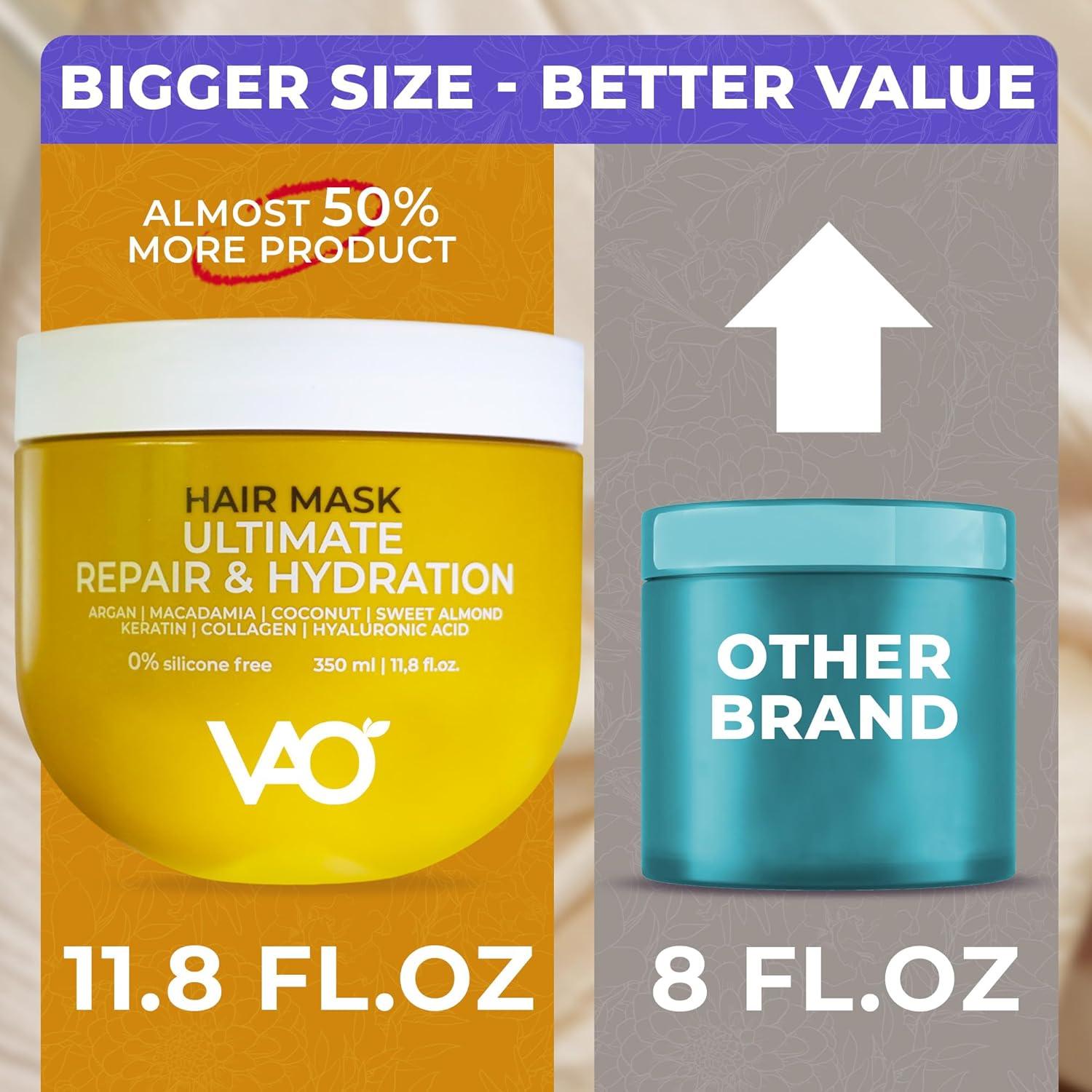 Máscara Acondicionadora Profunda VAO 348 ml - Hidratación Intensiva