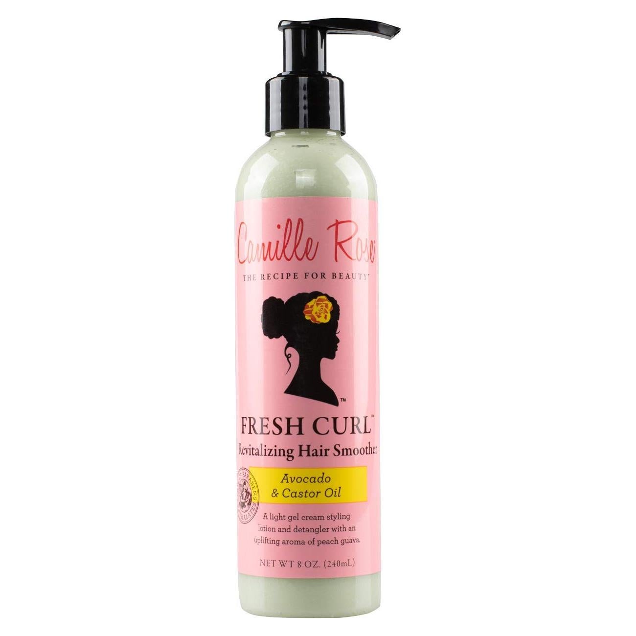 Suavizante Revitalizante Camille Rose Fresh Curl 240ml - Aceite de Aguacate y Ricino