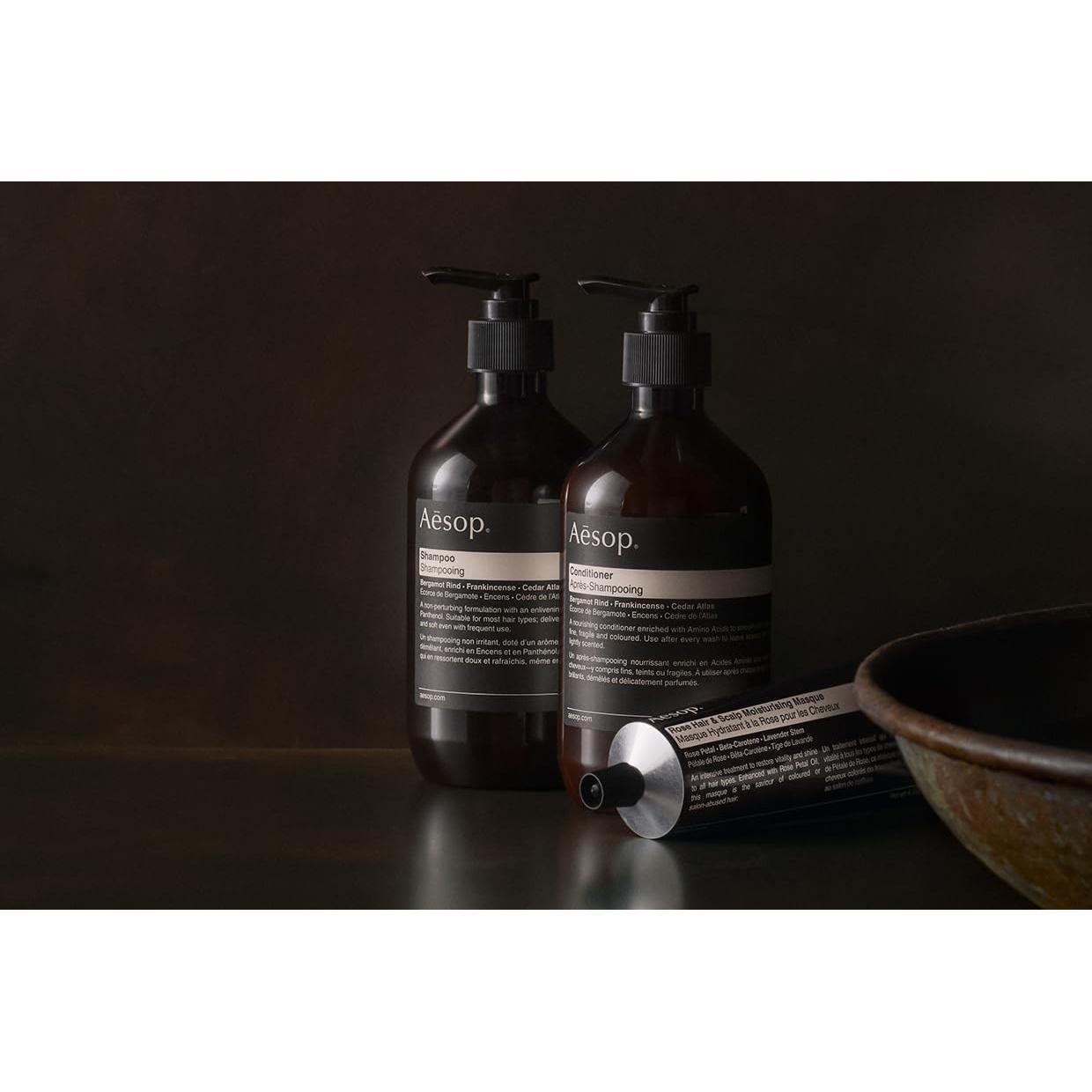 Conditioner | Soften and Hydrate All Hair Types | Nourishing Formula Enriched With Amino Acids | Citrus, Earthy, Woody | 16.9 oz / 500mL