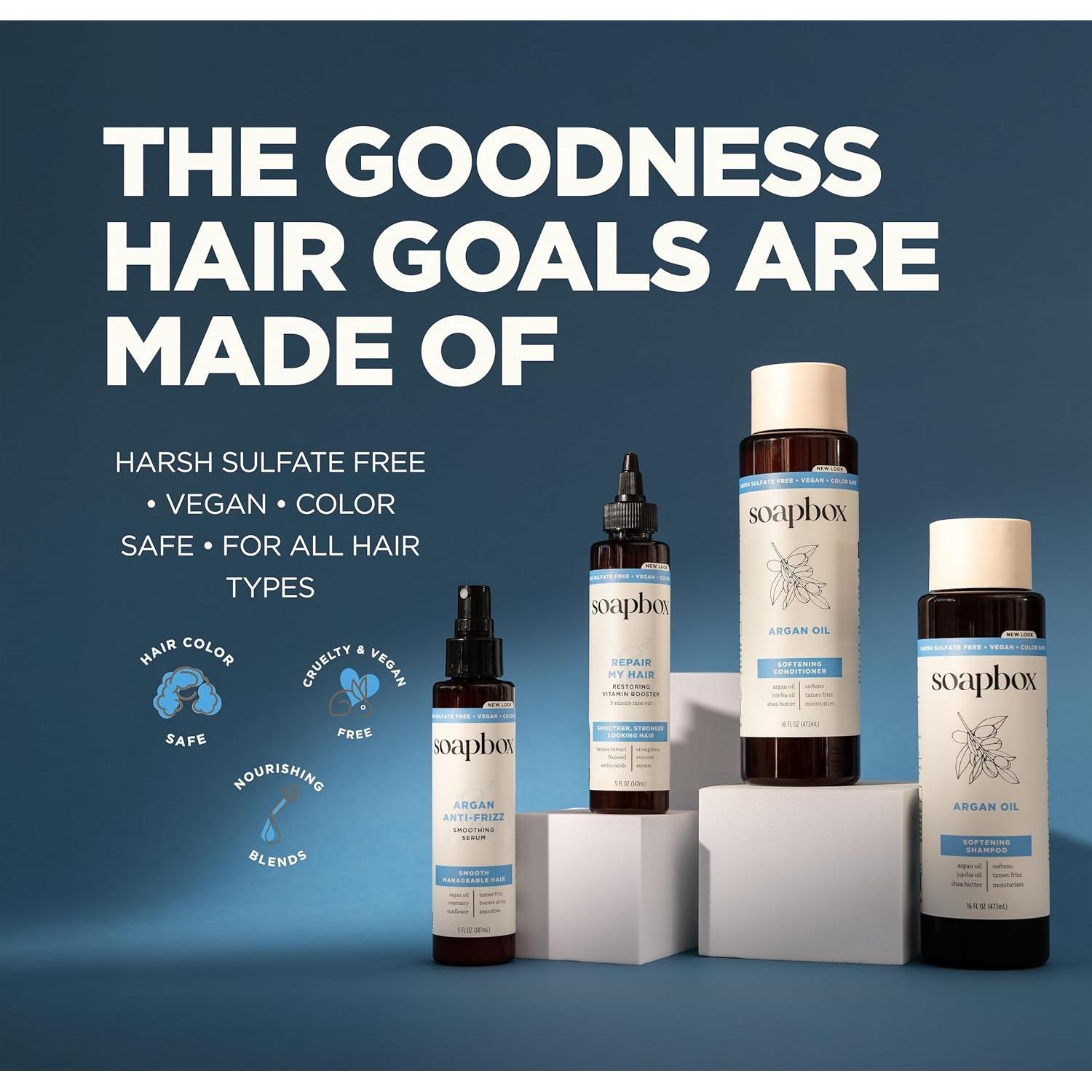 Tratamiento Capilar Reparador Soapbox con Vitamina E y B5 - 142 g