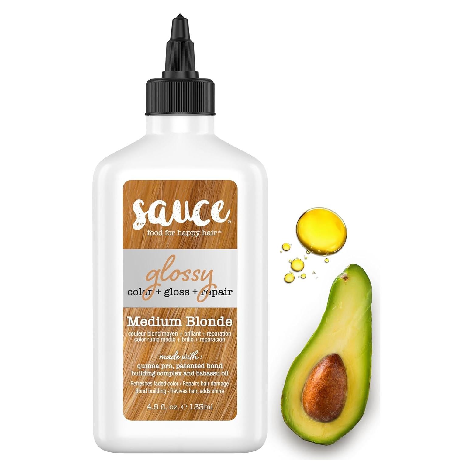 Tinte para Cabello Semipermanente Sauce Beauty 133.5 ml Rubio Dorado