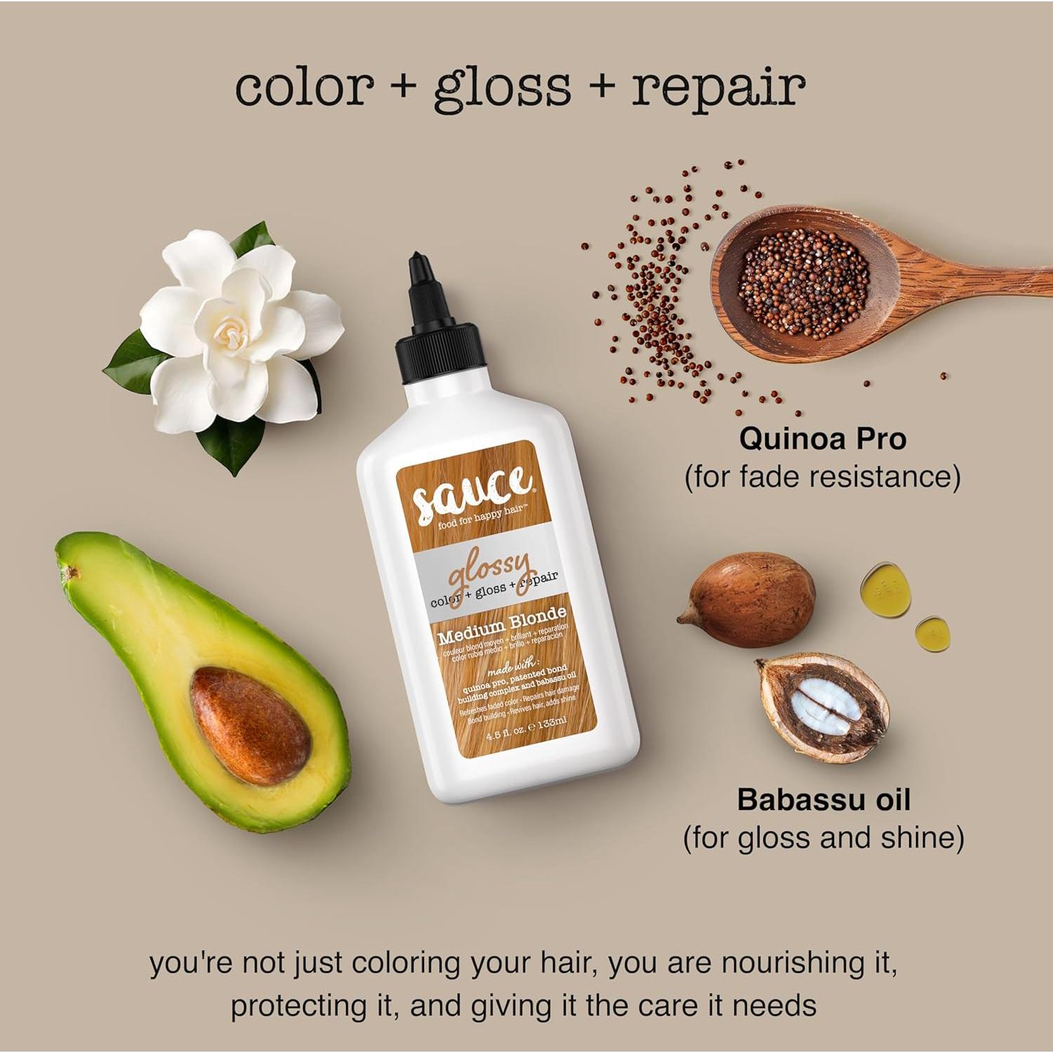 Tinte para Cabello Semipermanente Sauce Beauty 133.5 ml Rubio Dorado