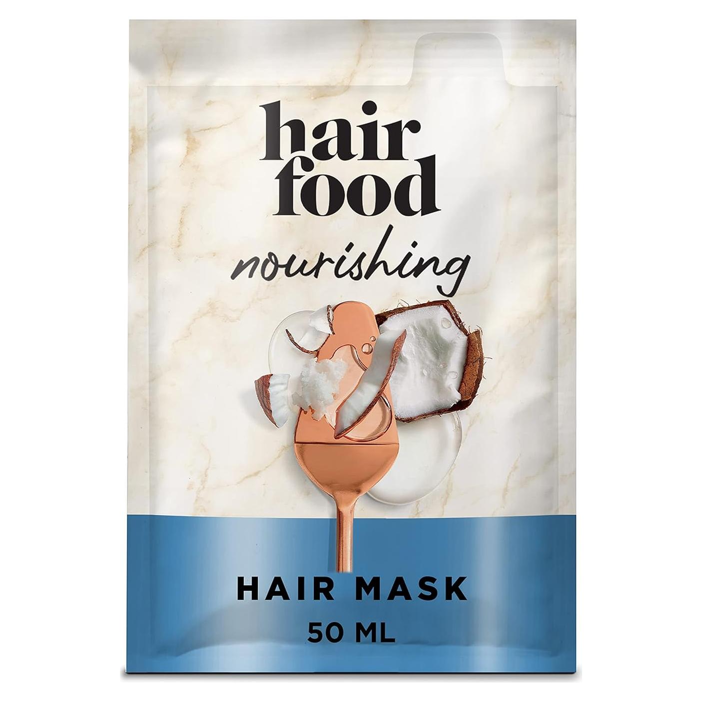 Mascarilla Capilar Nutritiva de Coco Hair Food 48 g - Sin Sulfatos