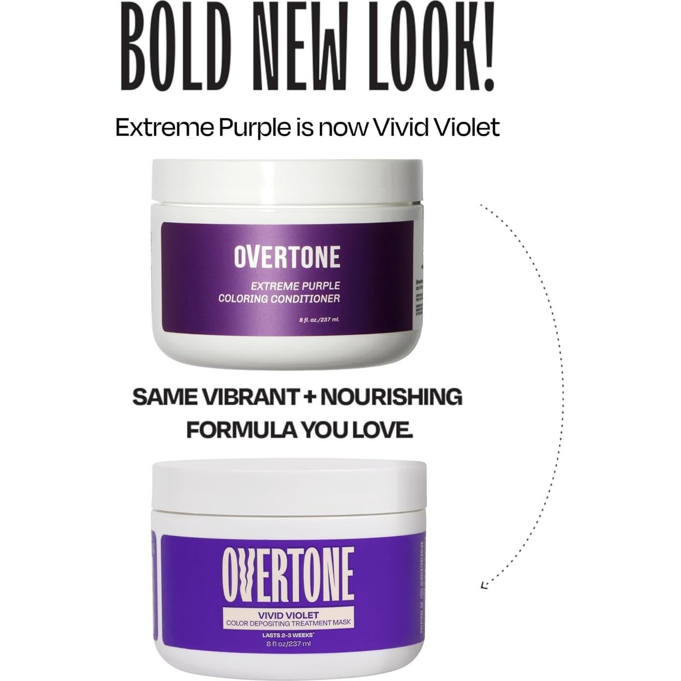 Acondicionador Semipermanente Overtone Violeta Vivo 226 g