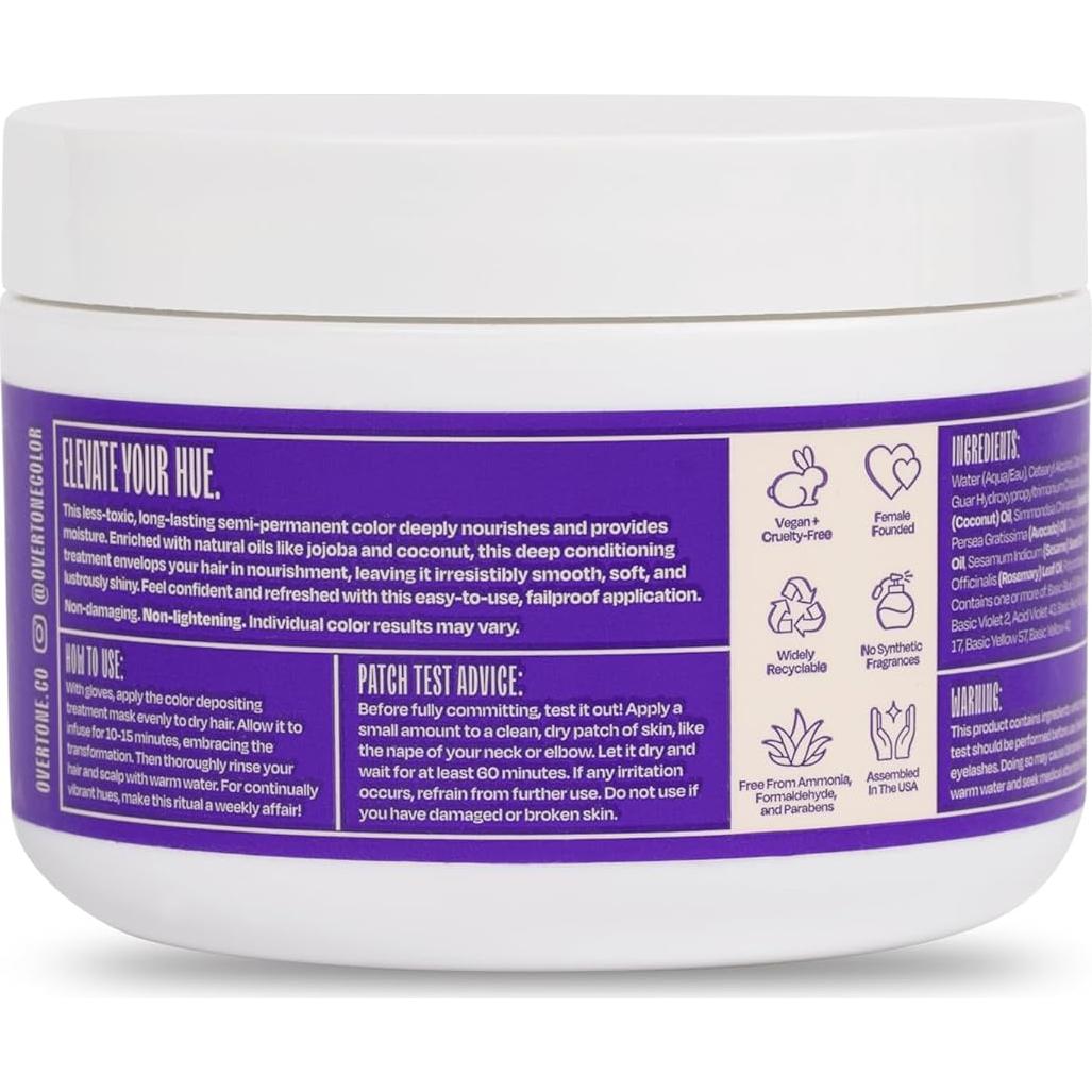 Acondicionador Semipermanente Overtone Violeta Vivo 226 g