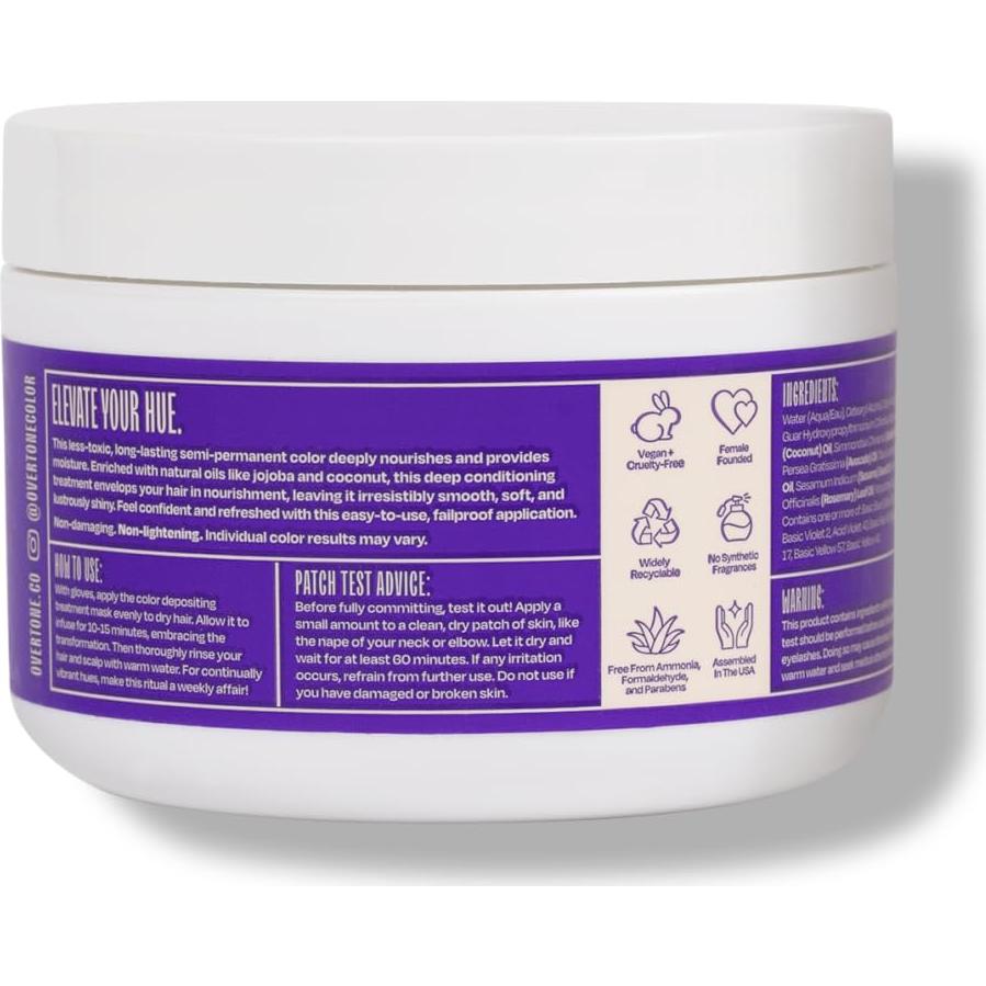 Acondicionador Semipermanente Overtone Violeta Vivo 226 g