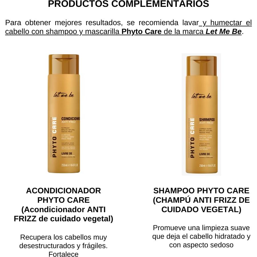 Mascarilla Anti-Frizz Let Me Be 250 g - Nutritiva con Aceites