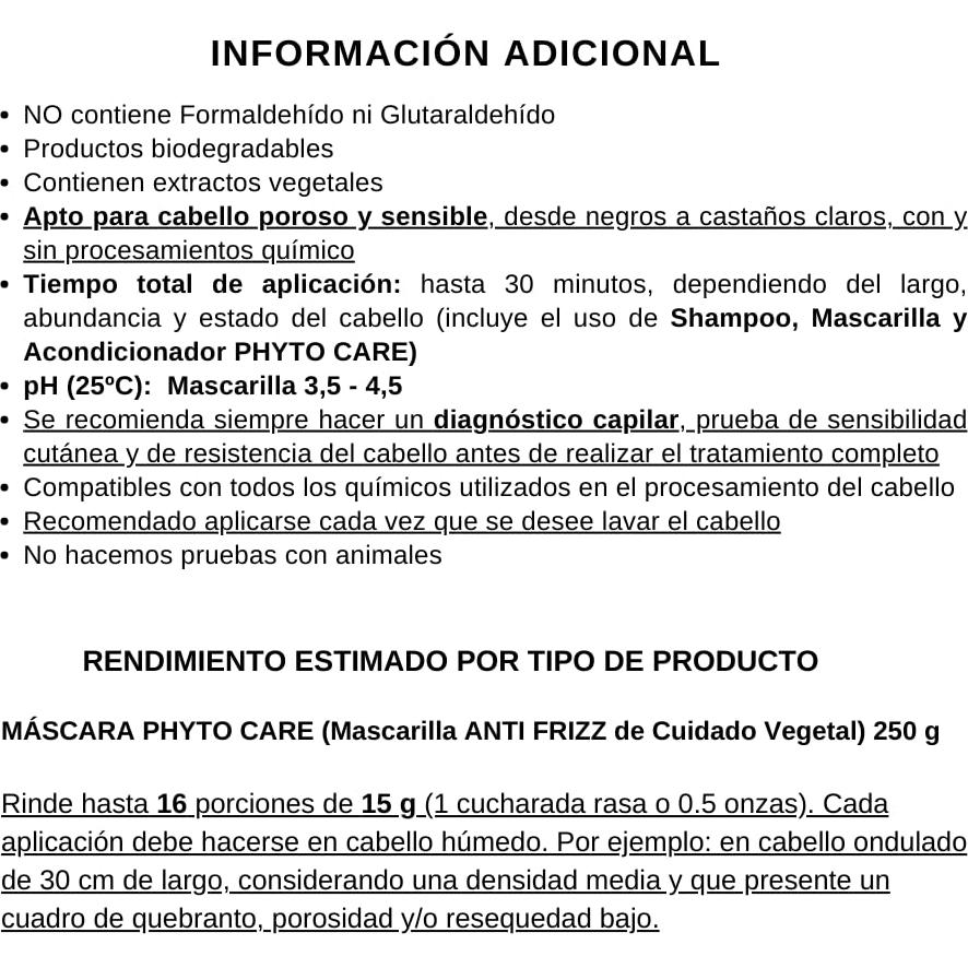 Mascarilla Anti-Frizz Let Me Be 250 g - Nutritiva con Aceites