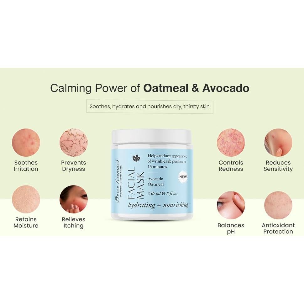 Máscara Hidratante Pierre Freeman con Avena y Aguacate 226 g