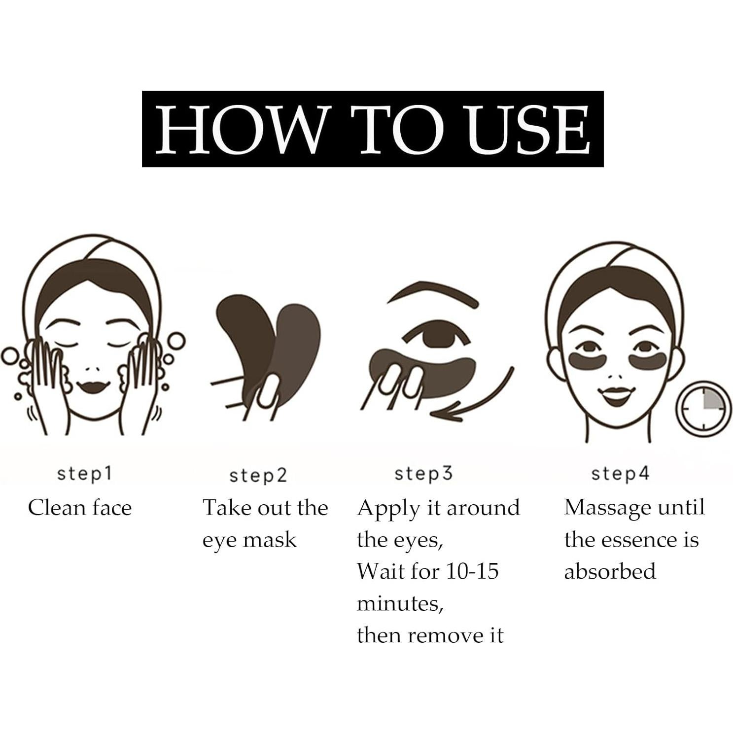 Mascarilla para Ojos de Aguacate Zozu - 60 Parches Hidratantes