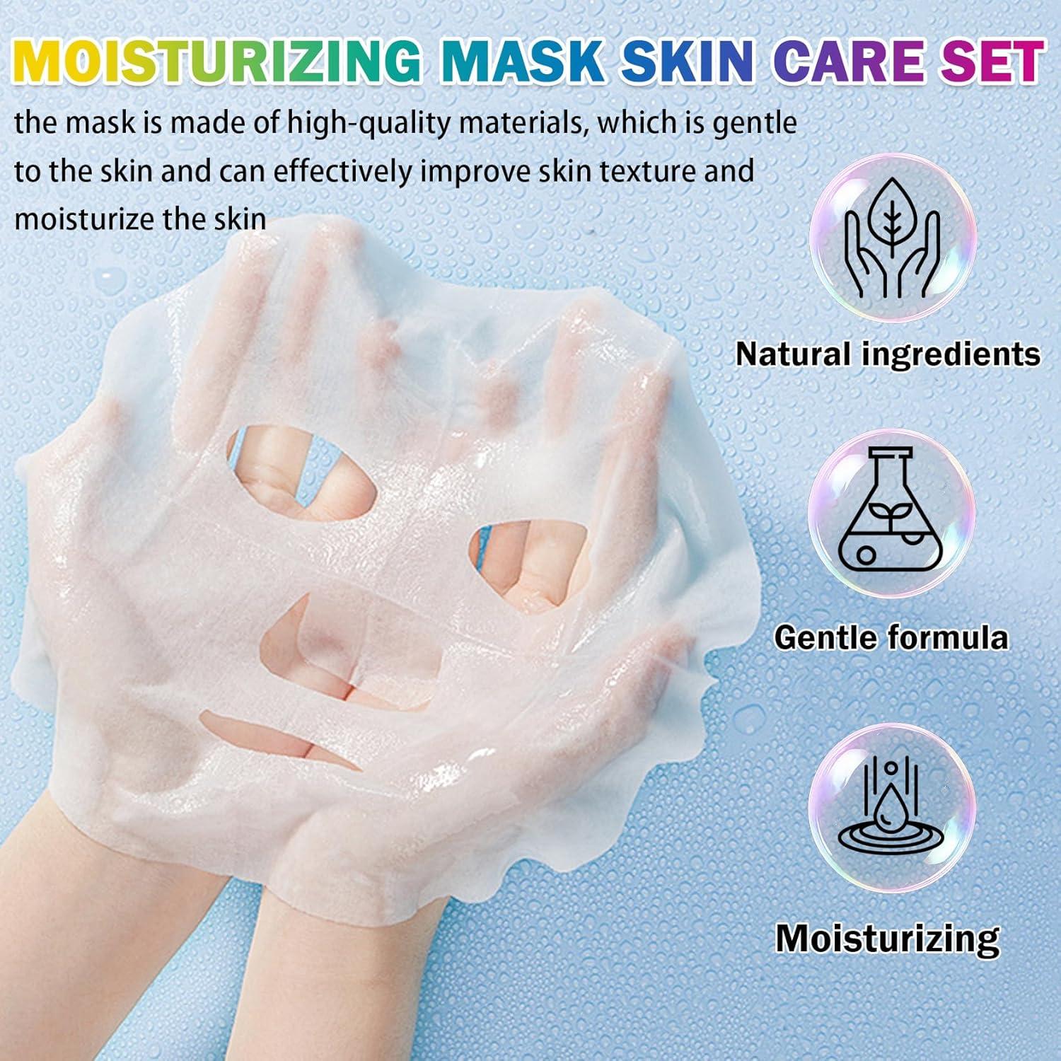 Set de 10 Mascarillas Faciales Hidratantes AOAZXBB para Niños