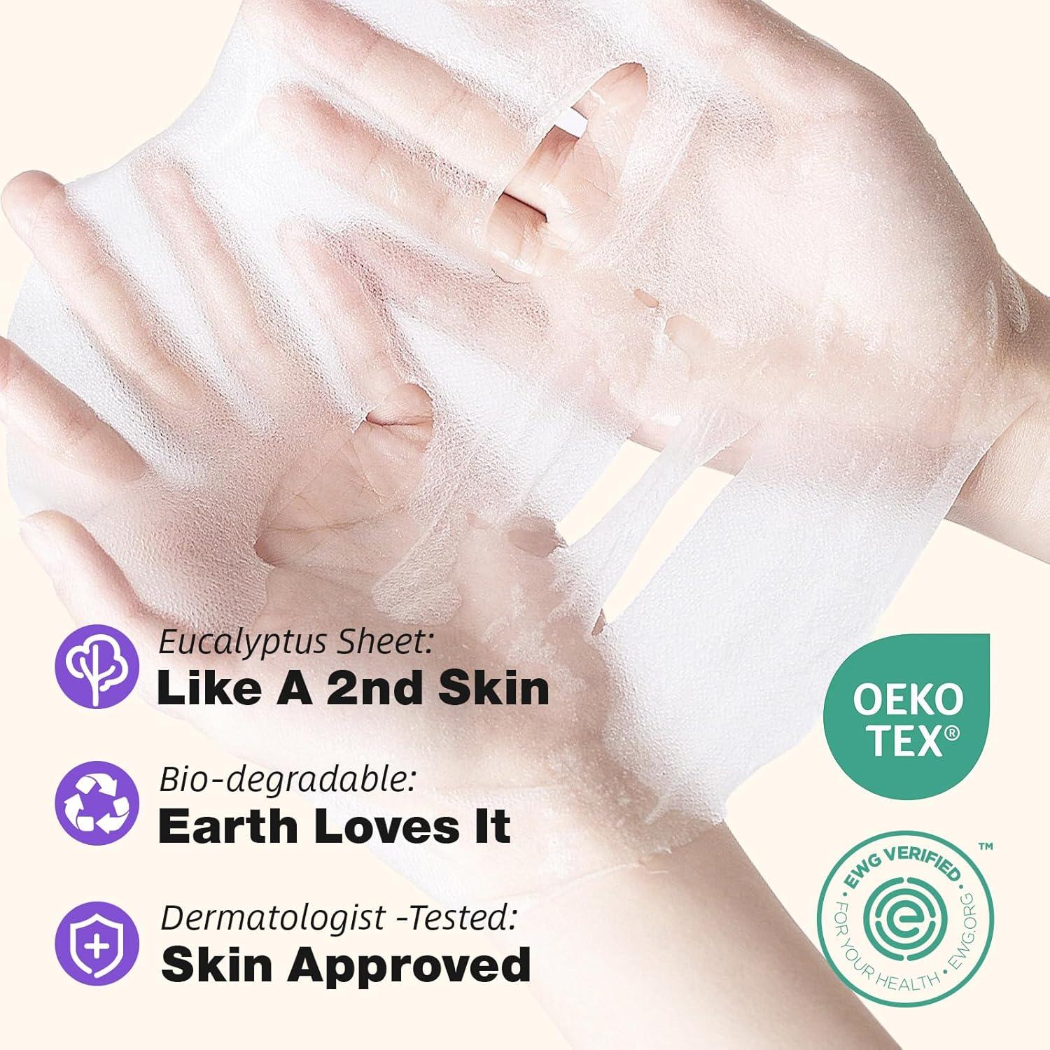 Mascarillas Faciales ZealSea 7Pack Hidratación Profunda