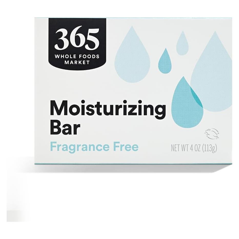 365 by Whole Foods Market, Fragrance Free Bar Soap, 4 Ounce