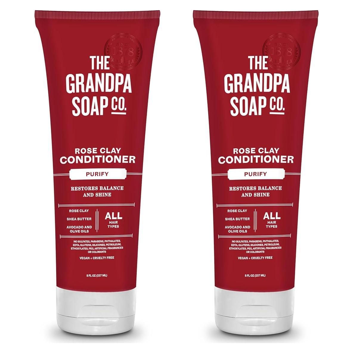 Acondicionador Purificante The Grandpa Soap 236.6 ml x2 - Vegano
