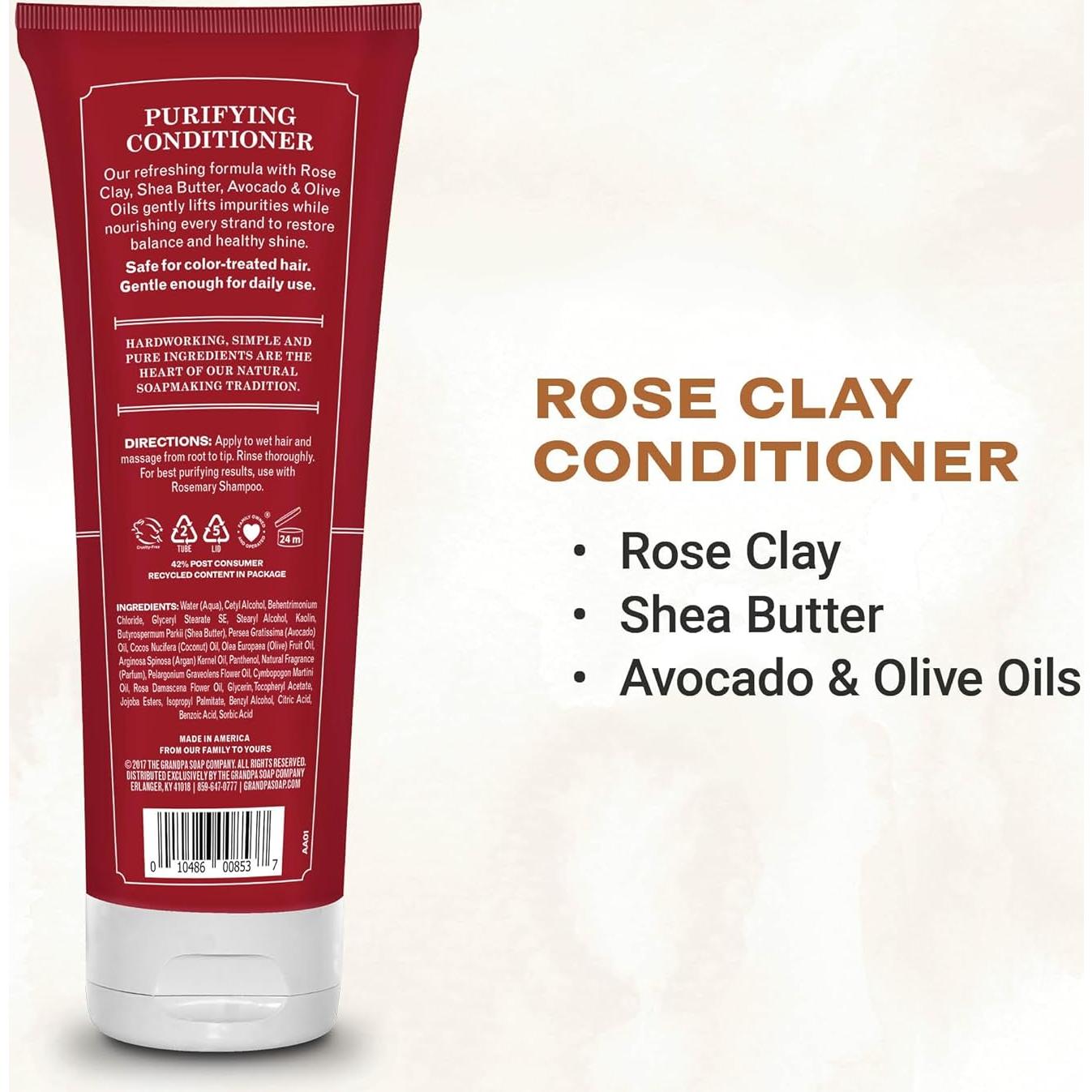 Acondicionador Purificante The Grandpa Soap 236.6 ml x2 - Vegano