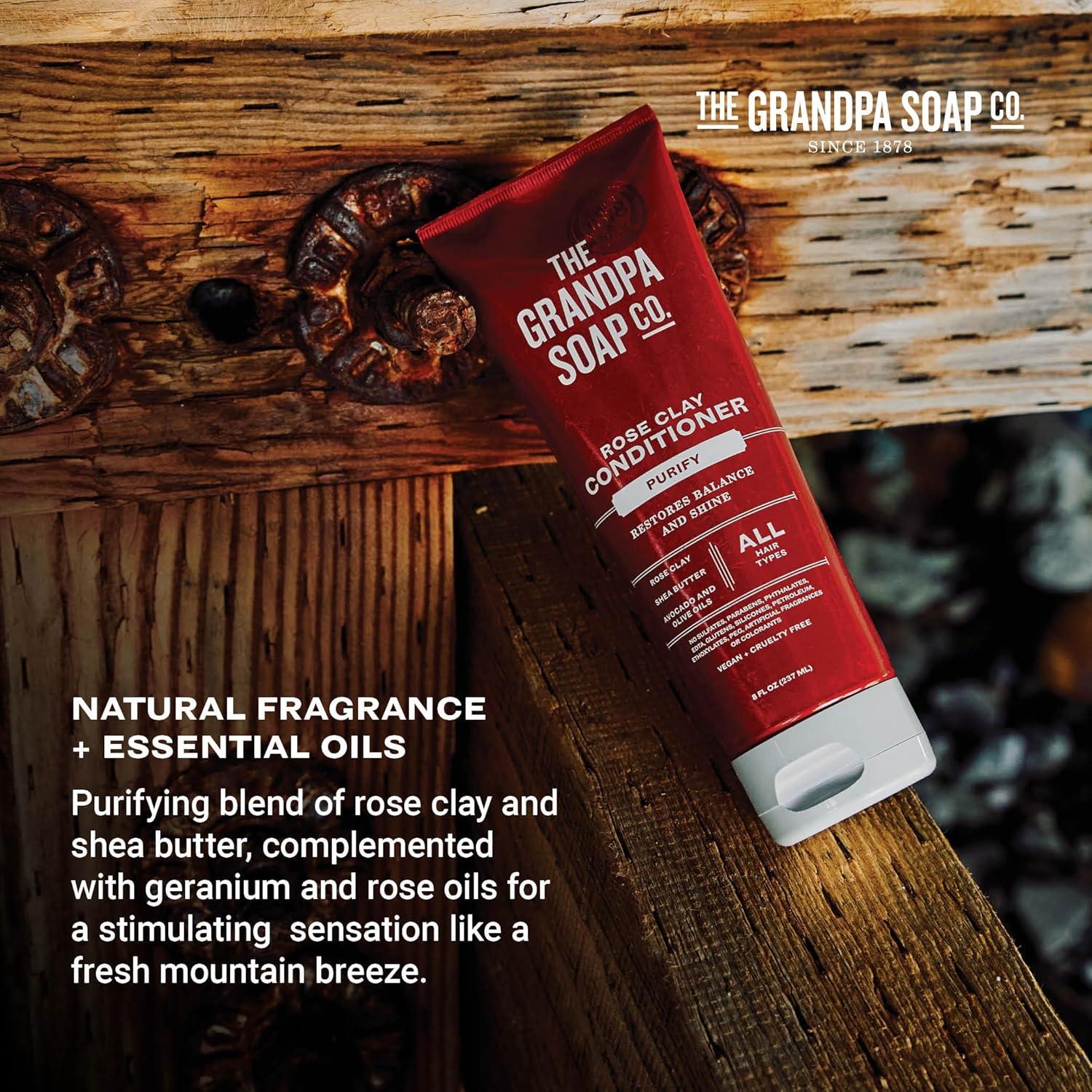 Acondicionador Purificante The Grandpa Soap 236.6 ml x2 - Vegano