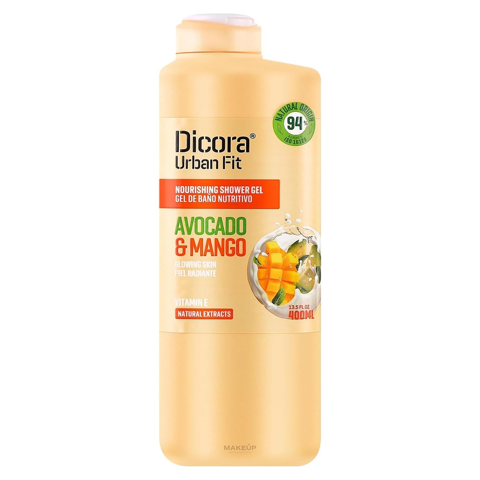Gel de Ducha Nutritivo Dicora Urban Fit 396.9 ml - Aguacate y Mango