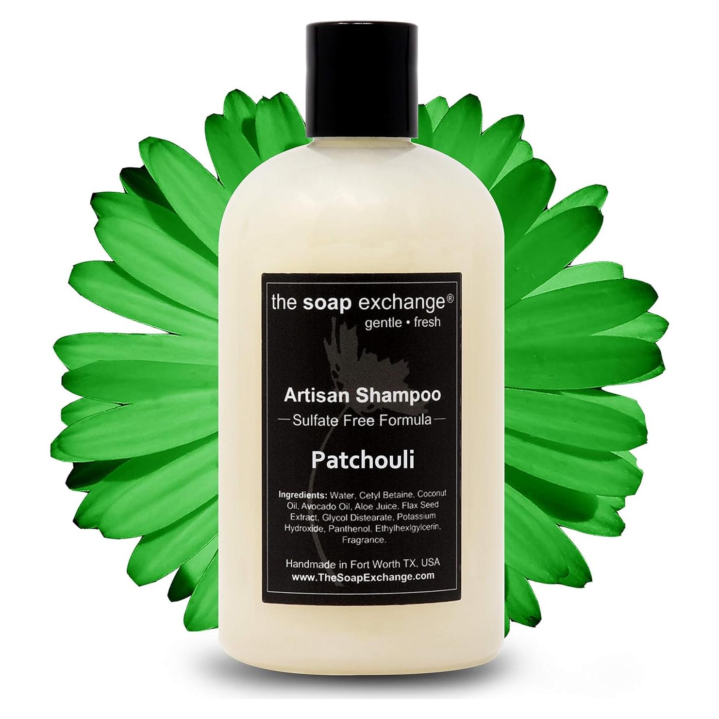 Champú Natural Hecho a Mano El Intercambio de Jabón 354 ml Aroma Pachulí