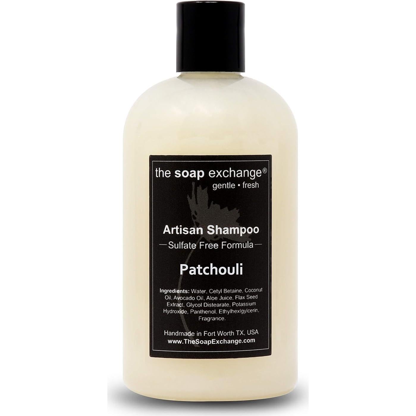 Champú Natural Hecho a Mano El Intercambio de Jabón 354 ml Aroma Pachulí