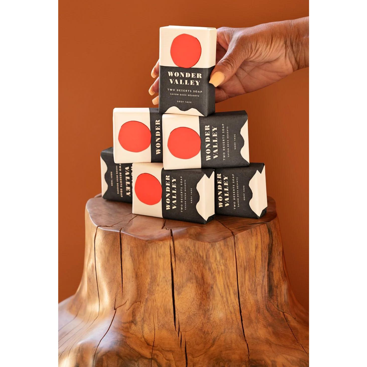 Jabón Vegano Wonder Valley 142g - Exfoliante de Oliva y Loto