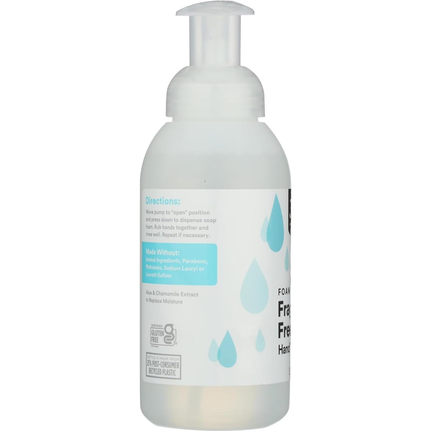 Jabón de Manos Espumoso 365 Whole Foods 355 ml Sin Fragancia