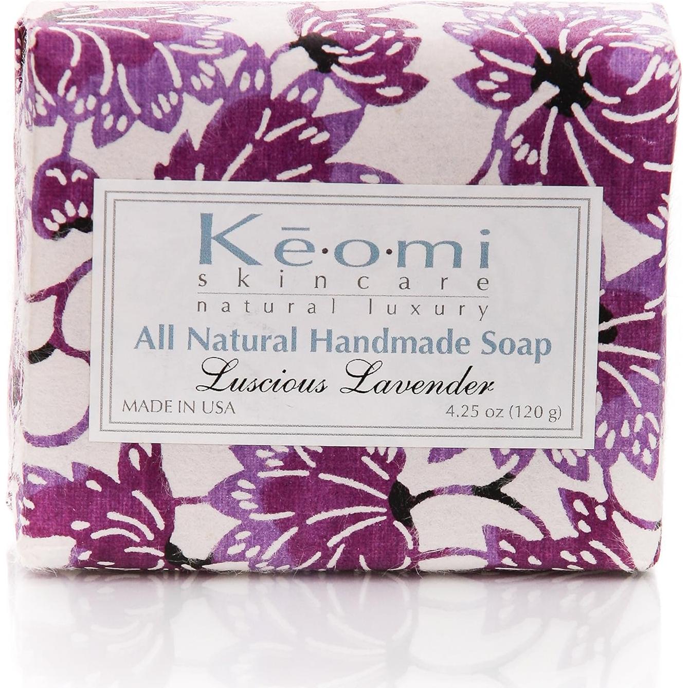 Juego de Jabón Artesanal Orgánico Keomi Naturals - 4 Barras