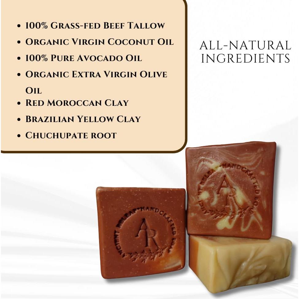 Jabón Natural Chuchupate Ancient Releaf 142 g - Cúrcuma y Jengibre