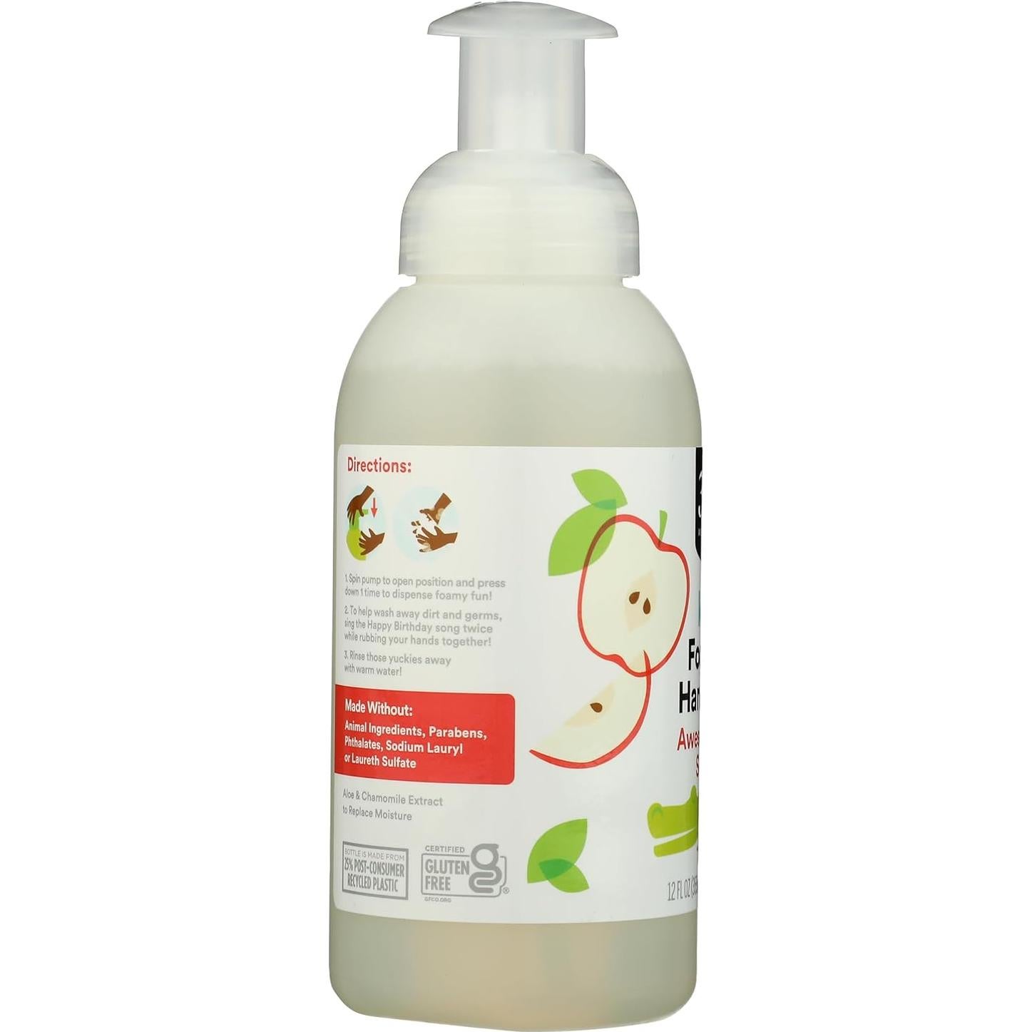 Jabón de Manos Espumoso 365 Whole Foods 354 ml Manzana