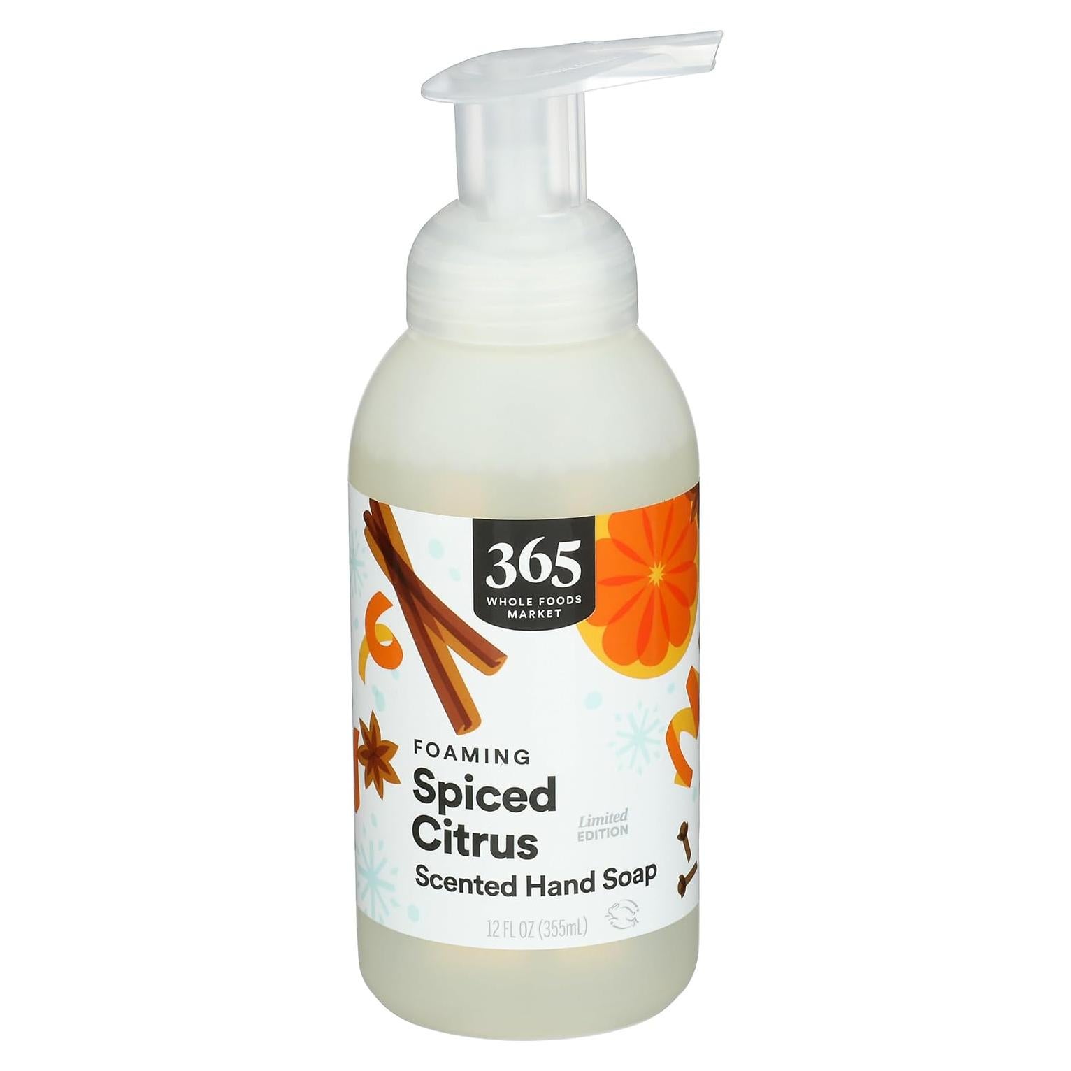 365 by Whole Foods Market, Foaming Hand Soap, Spiced Citrus, 12 Fl Oz