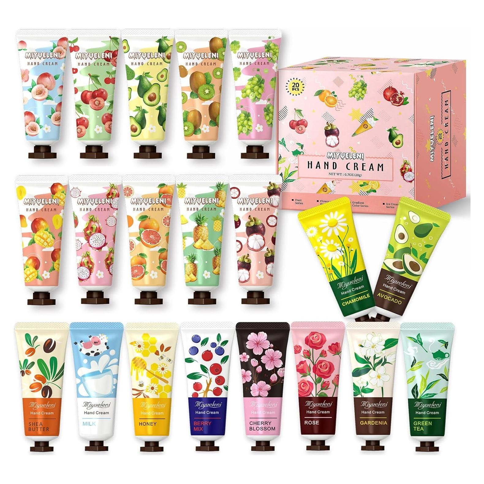 Juego de 20 Cremas de Manos Hidratantes MIYUELENI 10cm