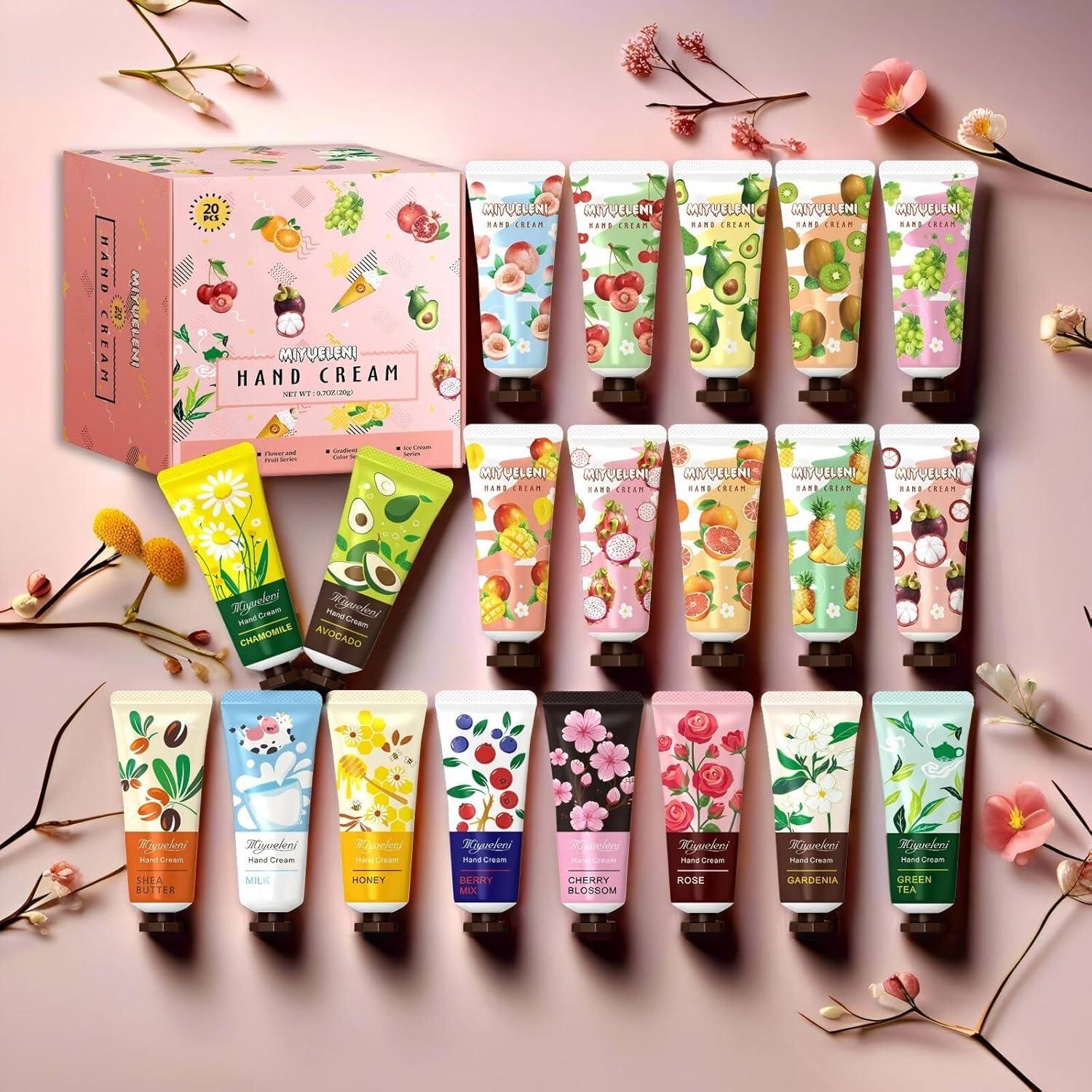 Juego de 20 Cremas de Manos Hidratantes MIYUELENI 10cm
