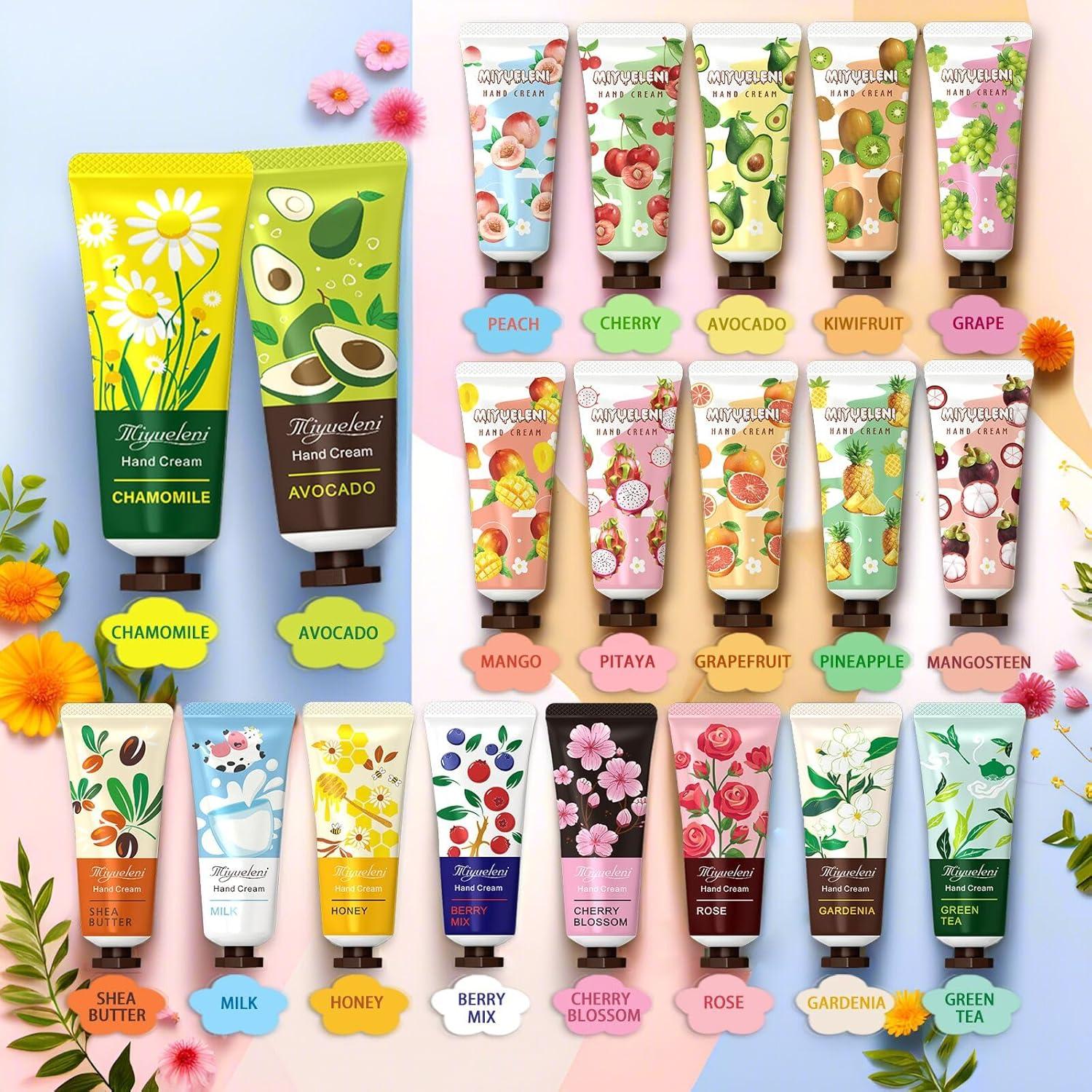 Juego de 20 Cremas de Manos Hidratantes MIYUELENI 10cm