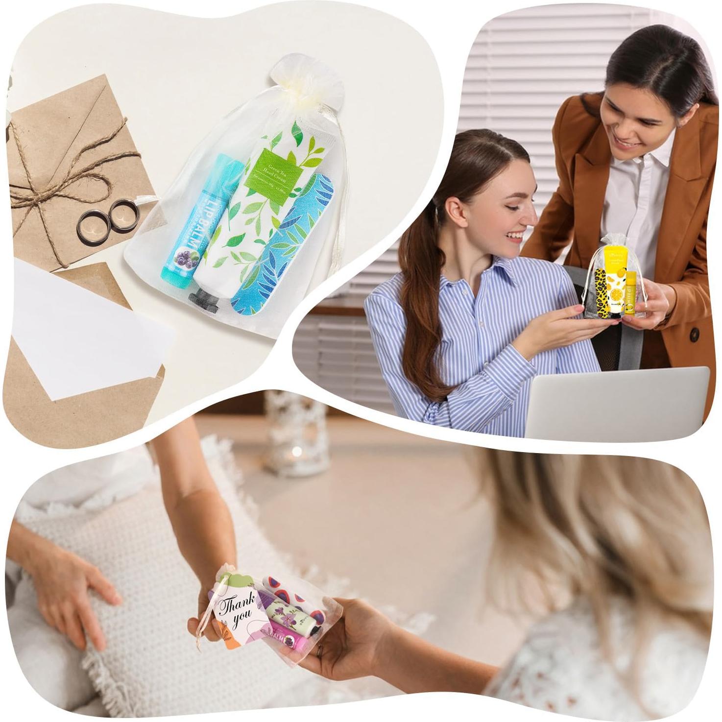 Conjunto de Regalo CUDICY: 24 Cremas de Manos y Balsamos Labiales