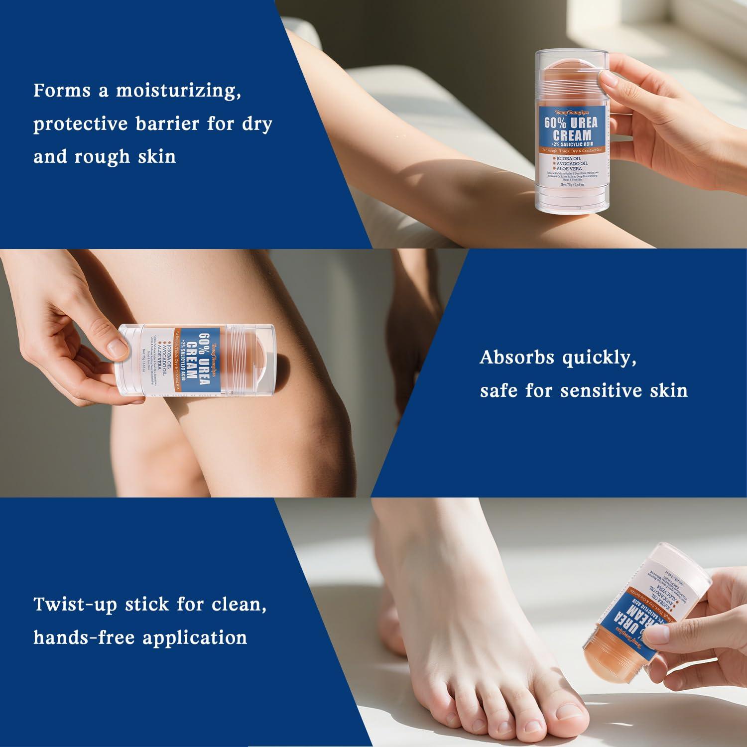 Barra Crema Urea 60% + Ácido Salicílico 2% 75g YOUNGYOUNGLOVE