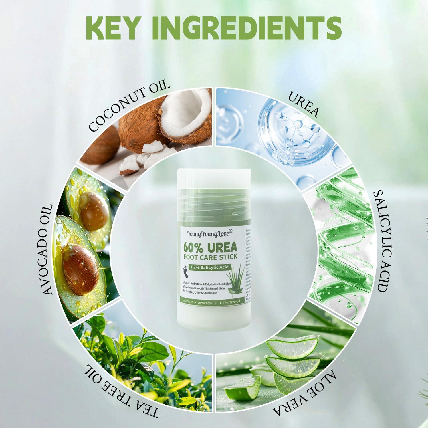 Crema Hidratante 60% Urea 2% Ácido Salicílico YOUNGYOUNGLOVE 40g